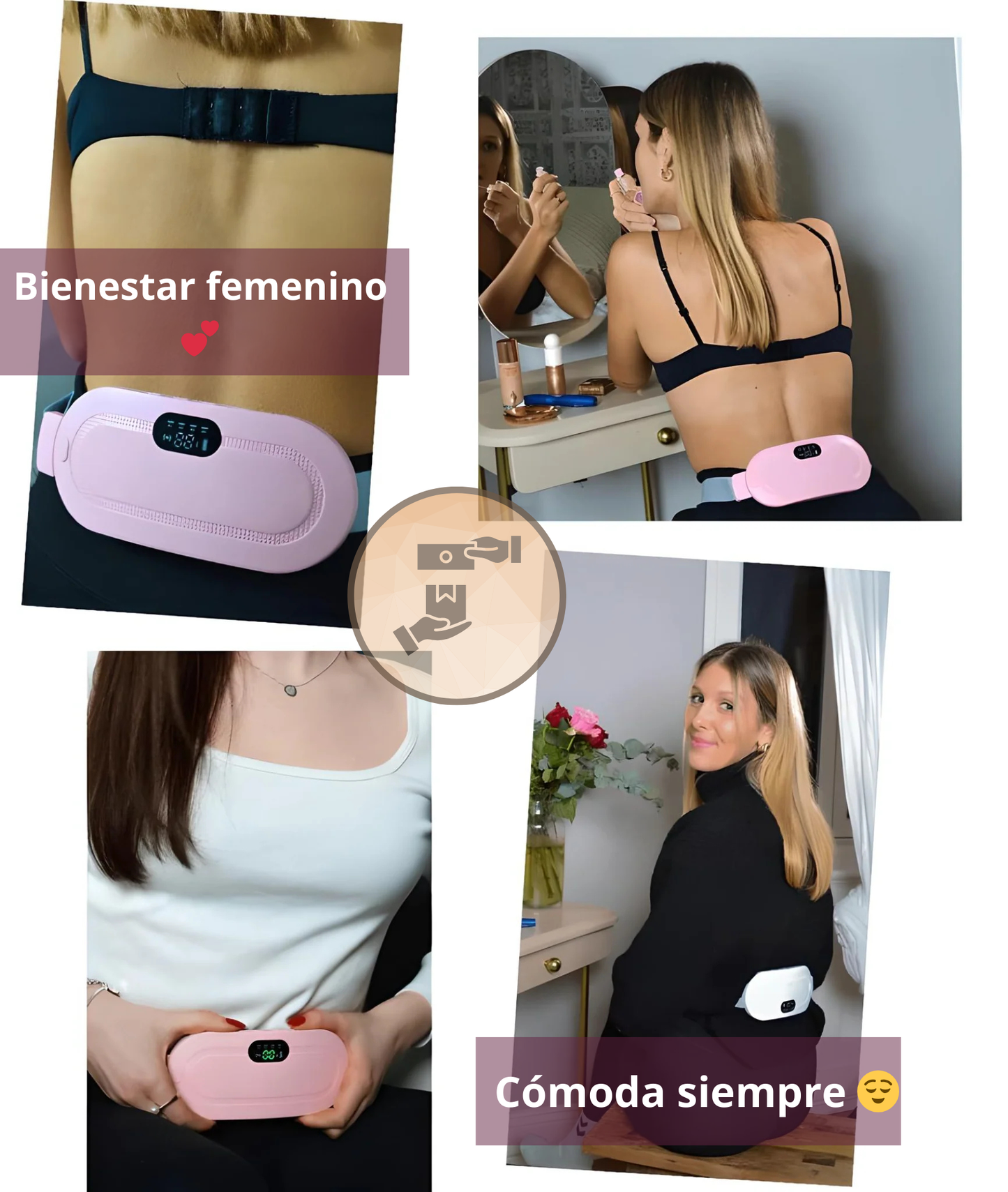 CINTURON ELECTRICO PARA COLICOS FEMENINOS