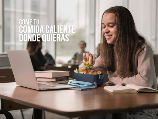 Lonchera Eléctrica Portátil acero