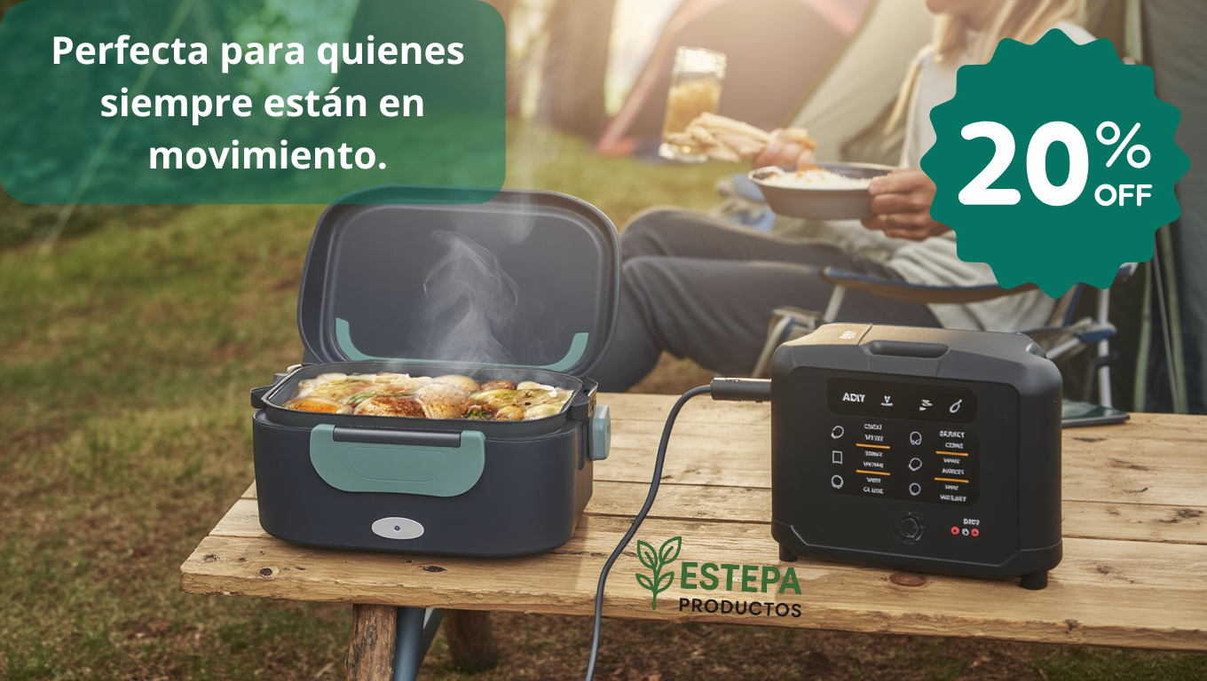 Lonchera Eléctrica Portátil acero